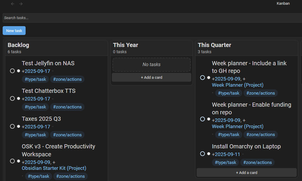 Manage tasks with Kanban boards