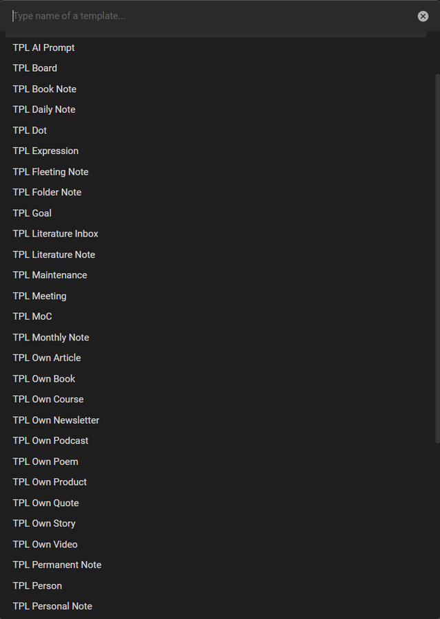 Leverage the built-in templates